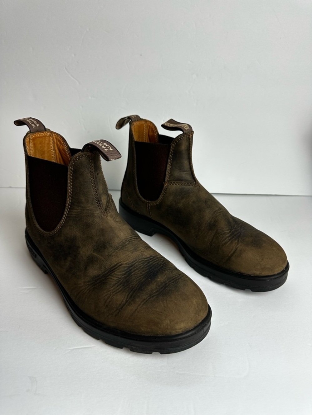 Blundstone Leather Chelsea Boot Men's Size 8 Shoes Brown Australia Gorpcore